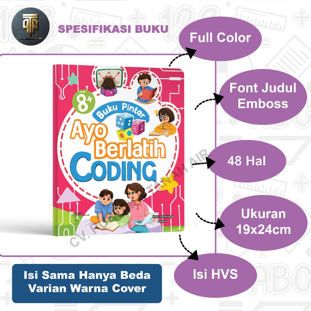 Jual Buku Pintar Ayo berlatih Coding untuk Anak 5+ dan 8+ | Shopee ...