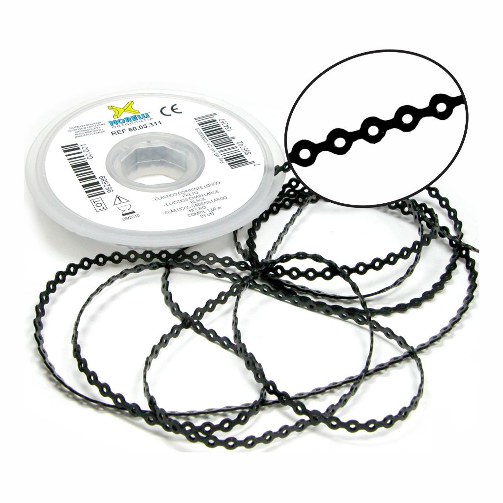Jual Power Chain Orthodontic Long 1,5M Non Crystal Elastic Chain ...