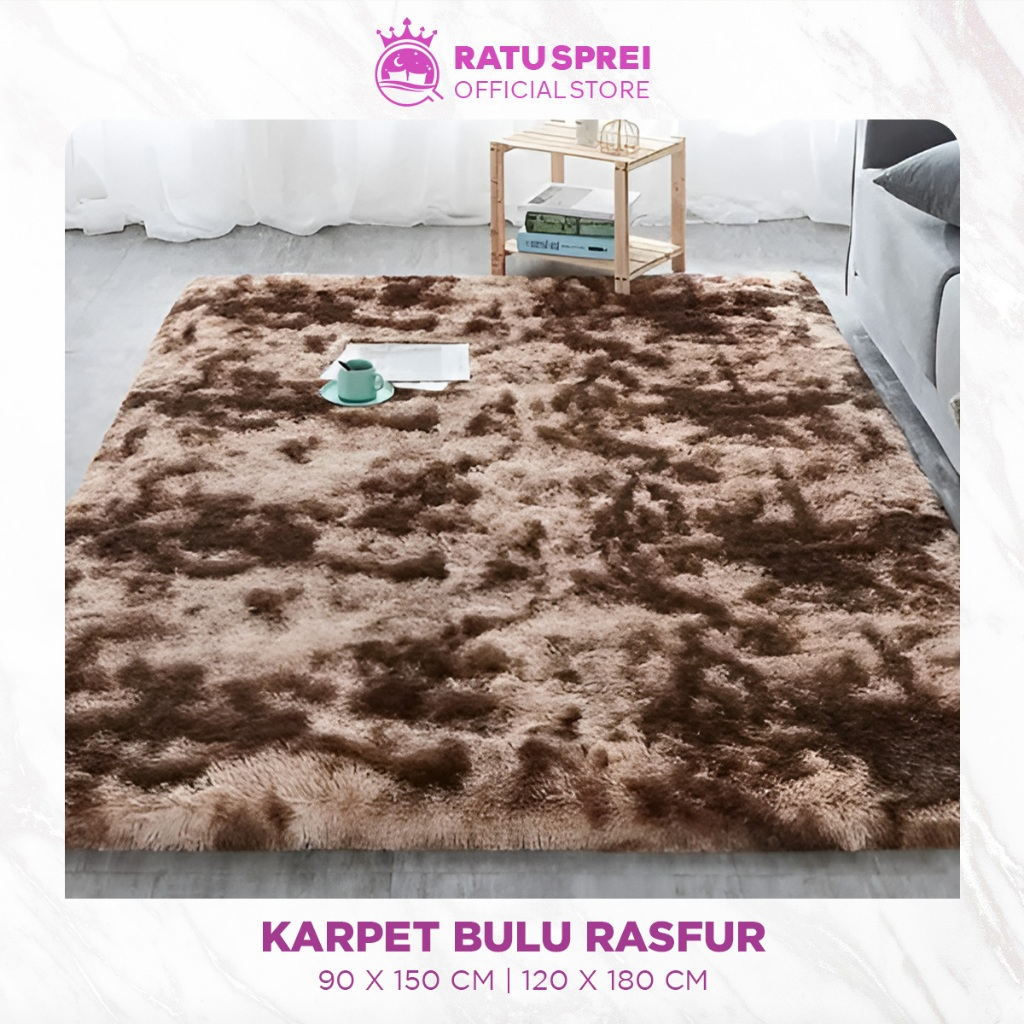 Jual Karpet Bulu Rasfur Warna Ombre Permadani Bulu Halus Lembut Anti ...
