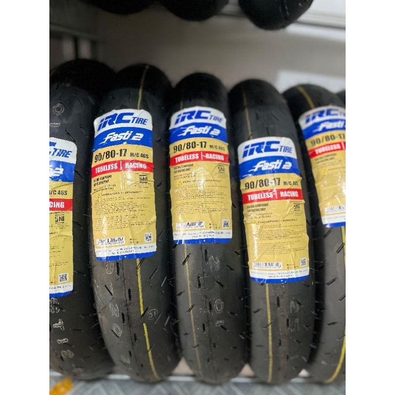 Jual Ban Racing Balap IRC Tubles Soft Compound Ring 17.90/80 Fastipro ...
