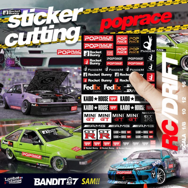 Jual Sticker Rc drift pop race kaido | Shopee Indonesia