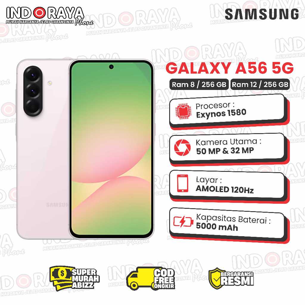 Jual Samsung Galaxy A56 5G 12/256 GB Kamera 50MP | Nightography ...