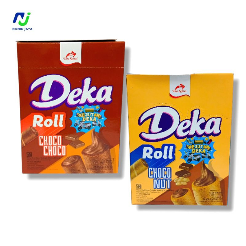 Jual ( READY STOK ) Deka Wafer Roll Box Isi 24 Pcs@7g | Shopee Indonesia