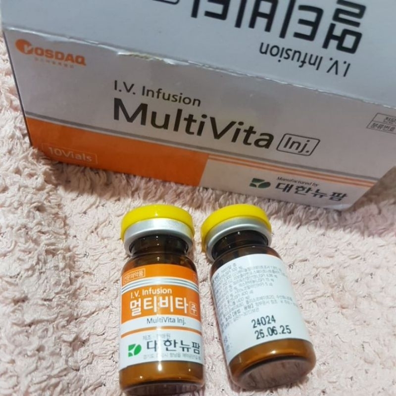 Jual MultiVita injection | multivita (A, B, C ,D ,E ) made in korea ...
