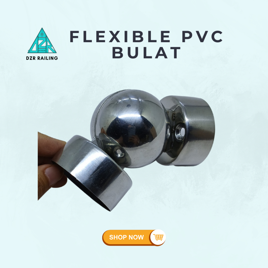 Jual SAMBUNGAN FLEKSIBEL KONEKTOR PVC BULAT / FLEKSIBLE JOINT ...