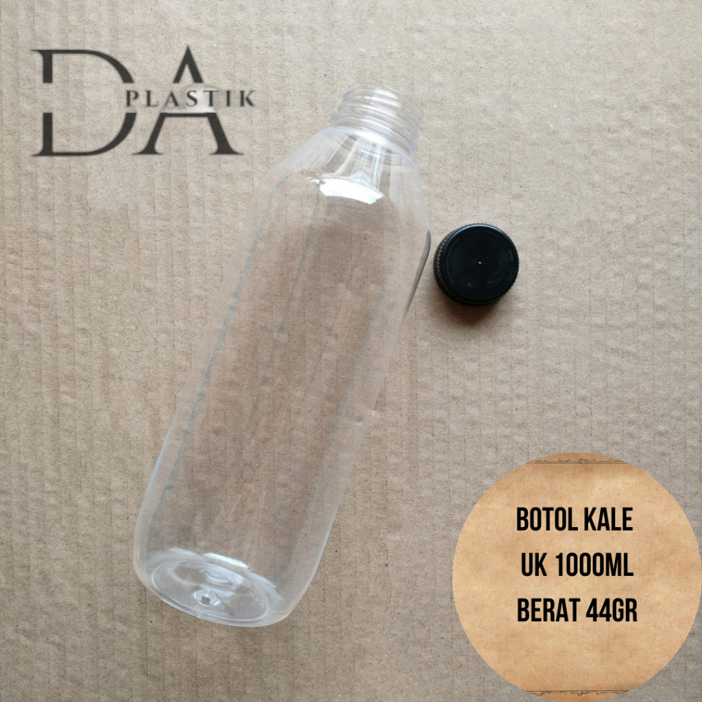 Jual Botol kale uk 1000ml Botol Plastik Tebal | Shopee Indonesia