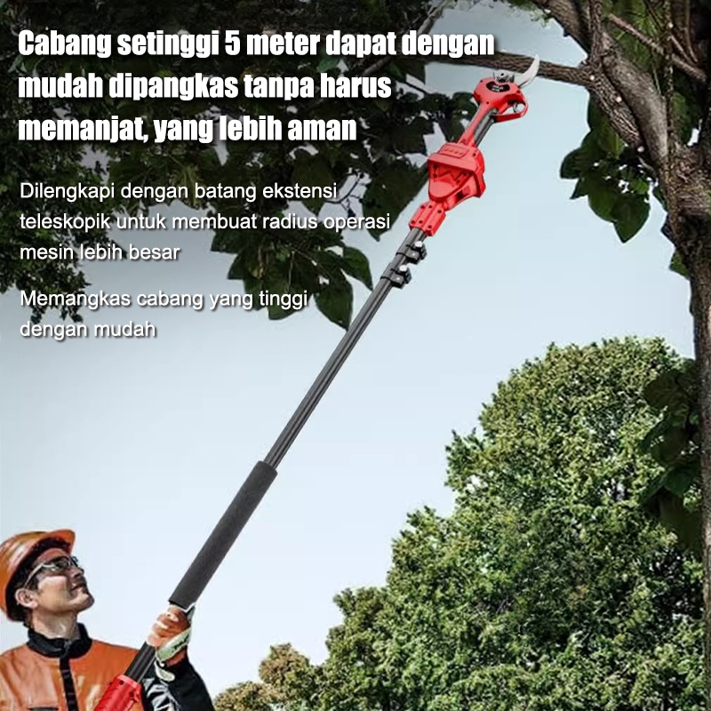 Jual Brushless Gunting Dahan Dan Ranting listrik Dengan 2,1m tiang ...