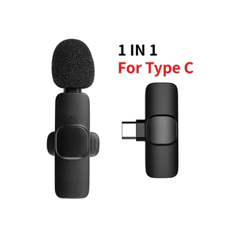 LJ LENTIVEN Mikrofon Wireless With Clip On Wireless Microphone Mikrofon