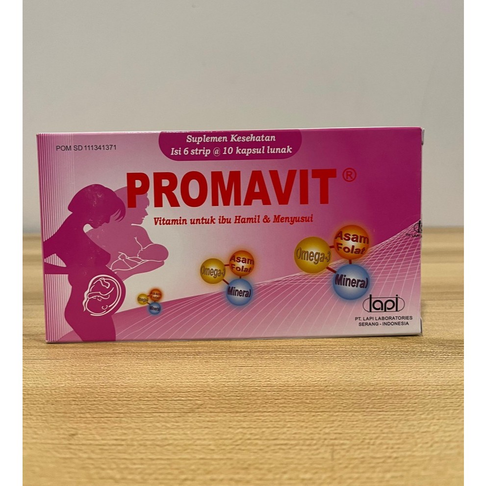 Jual Promavit Box 6 strip 10 kapsul | Shopee Indonesia