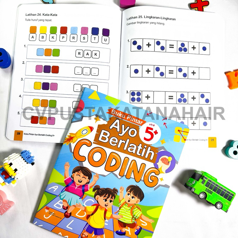 Jual Buku Pintar Ayo berlatih Coding untuk Anak 5+ dan 8+ | Shopee ...
