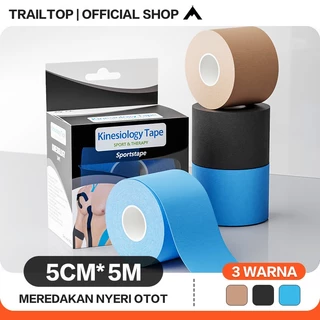 TrailTop Kinesio Tape Original Tapping Kinesiology Olahraga Kinesiology Tape 5cm x 5m