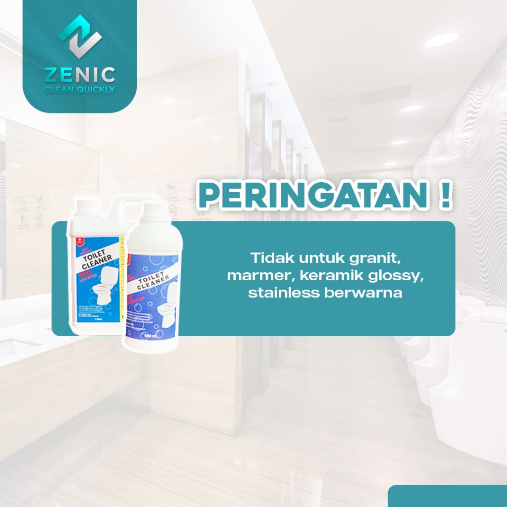 Jual ZENIC CLEAN QUICKLY Toilet Cleaner Kemasan 5 liter | Shopee Indonesia