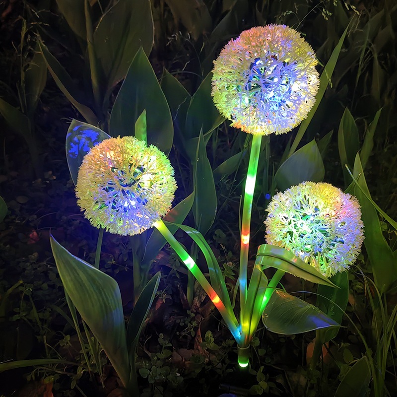 Jual 2PCS Lampu Bunga Matahari Luar Ruangan / Lampu Rumput Tenaga Surya ...