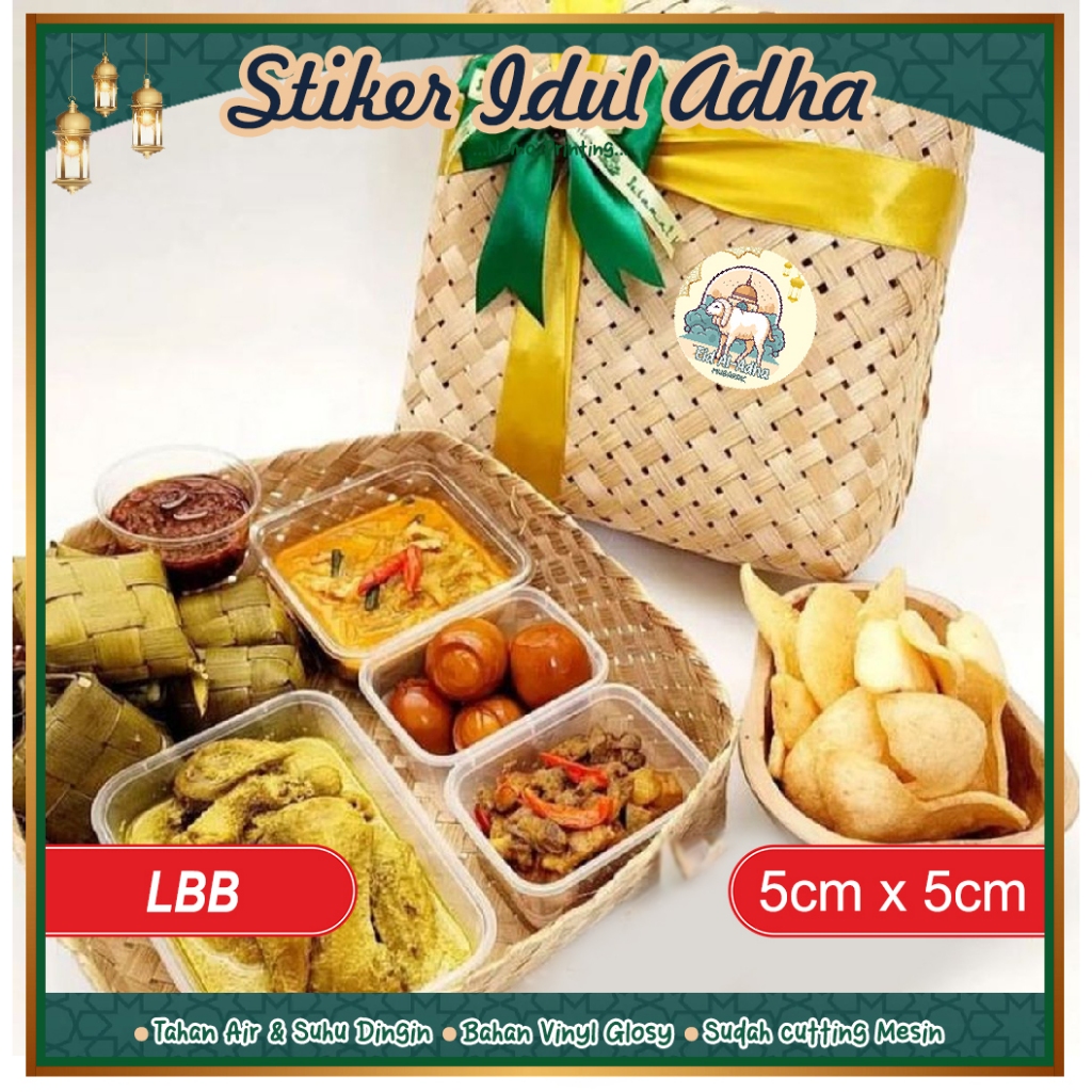 Jual Stiker Label Bulat Idul Adha Label Lebaran Sticker Hampers Parcel ...