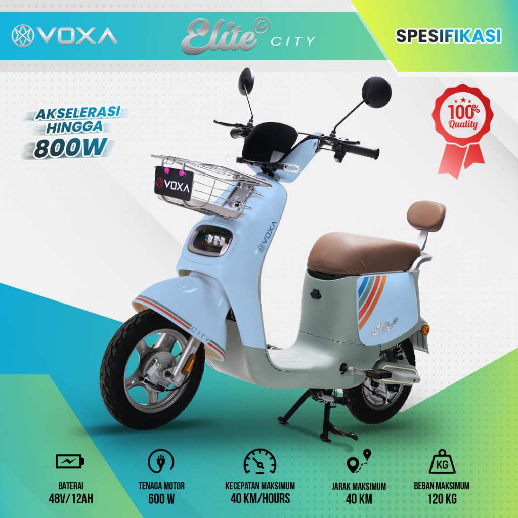 VOXA Sepeda Listrik Elte City Terbaru motor 600 Watt Murah
