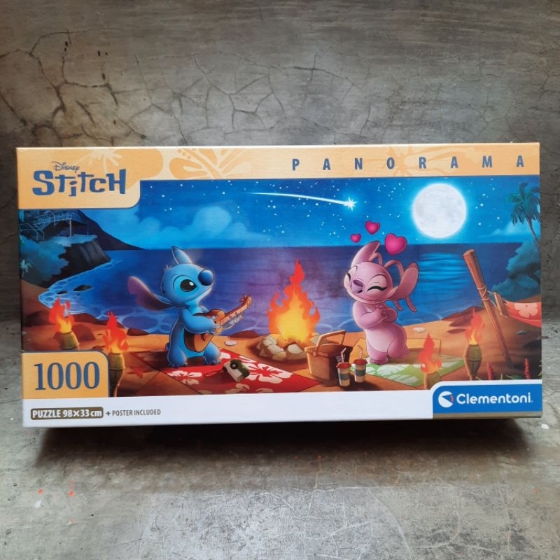Jual CLEMENTONI Disney Stitch and Angel Lilo and Stitch 1000 pcs Jigsaw ...
