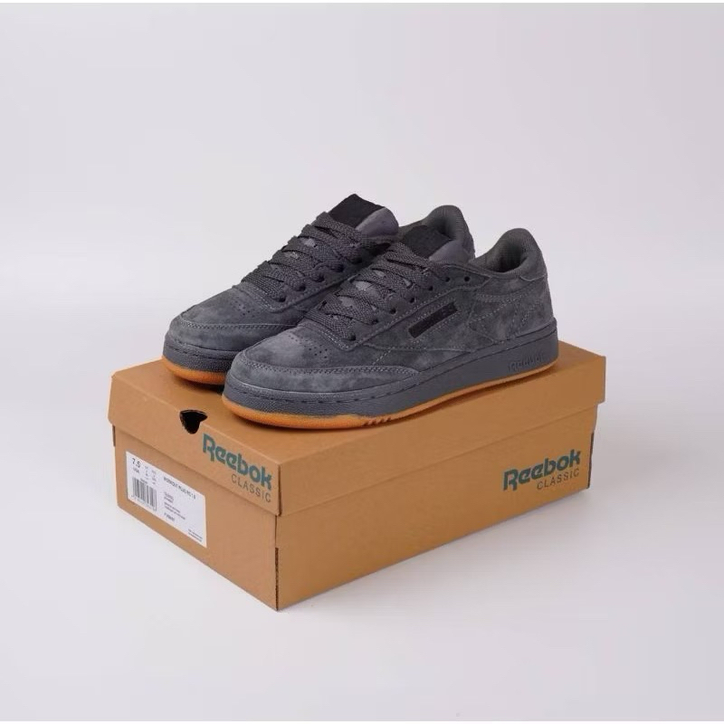 Jual Sepatu Reebok Club C85 Vintage Dark Grey Gum BNIB 100% Authentic ...