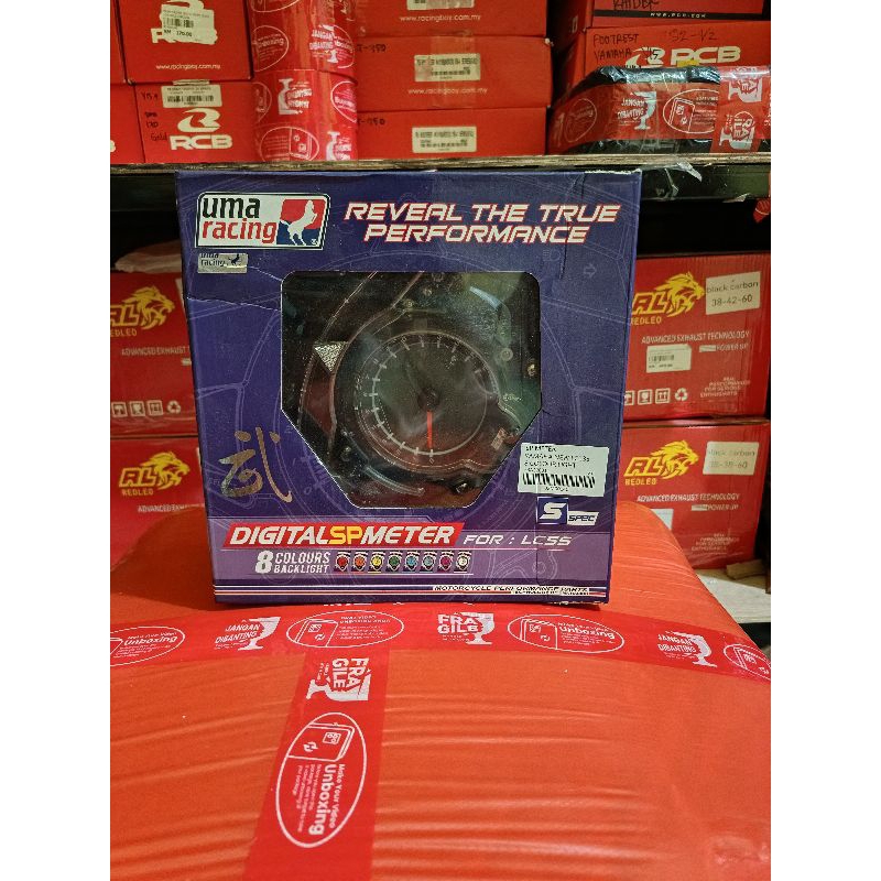 Jual SPEEDO METER MX135 NEW 5SPEED UMA RACING DIGITAL, LED DAN ANALOG ...
