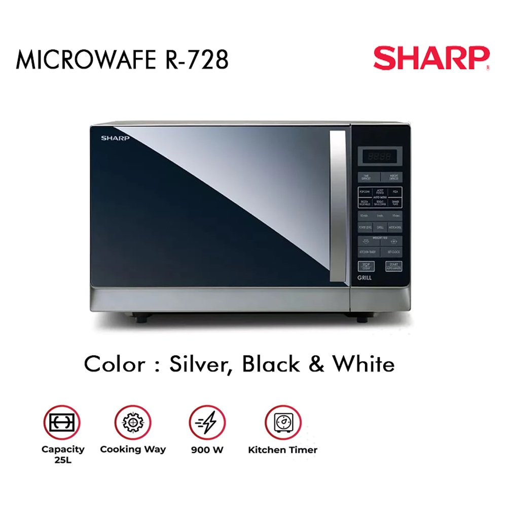 Jual Sharp Microwave R-728 (K/W/S)-IN / R728 / R728K / R728W / R728S ...