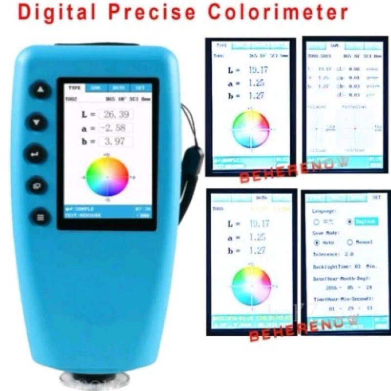 Jual color analyzer portable meter digital colorimeter alat ukur warna ...