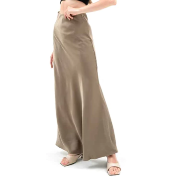 Rok Satin Azalea 110CM Rok Satin Panjang 110cm Wanita Rok Satin Maxi Premium Satin Long Skirt