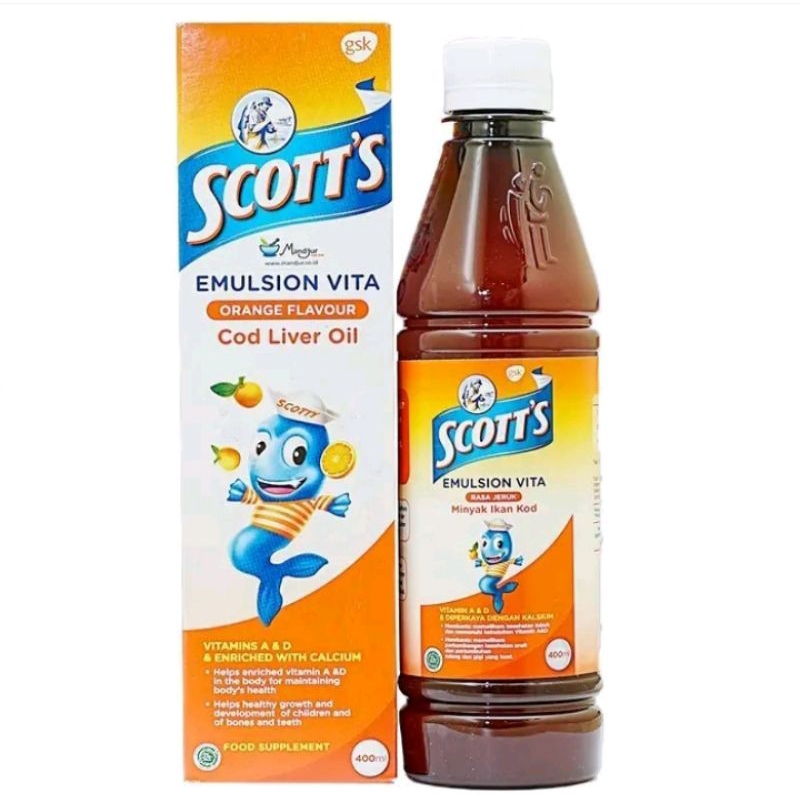 Jual Scott's Emulsion Cod Liver Oil | Shopee Indonesia