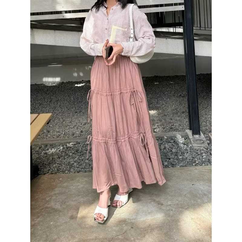 Jual AMORA SKIRT ROK WANITA KEKINIAN RAYON PREMIUM / ROK PANJANG ...