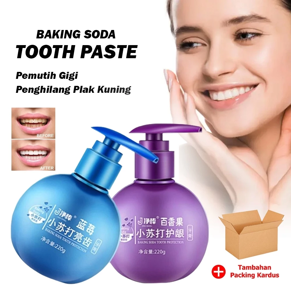 Pasta Gigi Baking Soda ToothPaste Pemutih Gigi Kuning dan Penyegar Nafas Bau Mulut | AutoStock