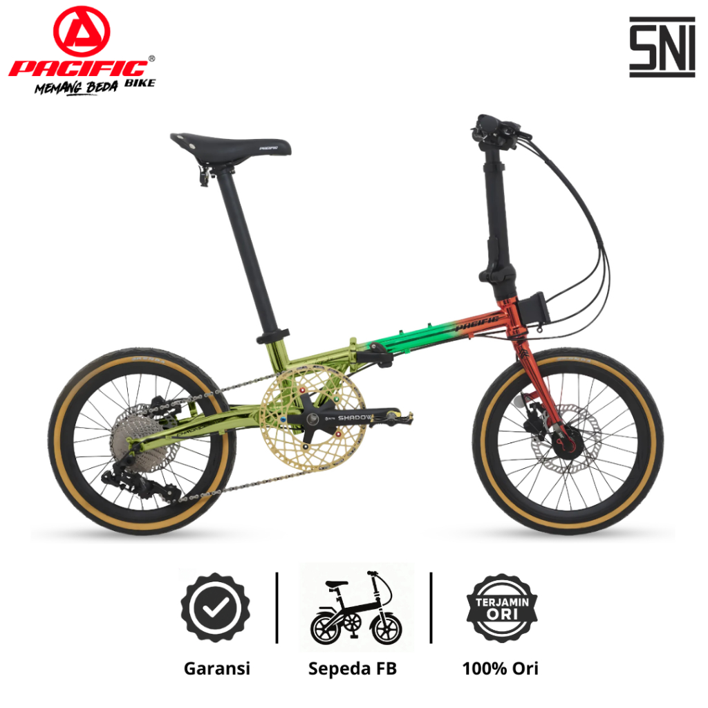 Jual Pacific Sepeda Lipat Analog 3.0 Chromoly Mix Color Size 16 ...