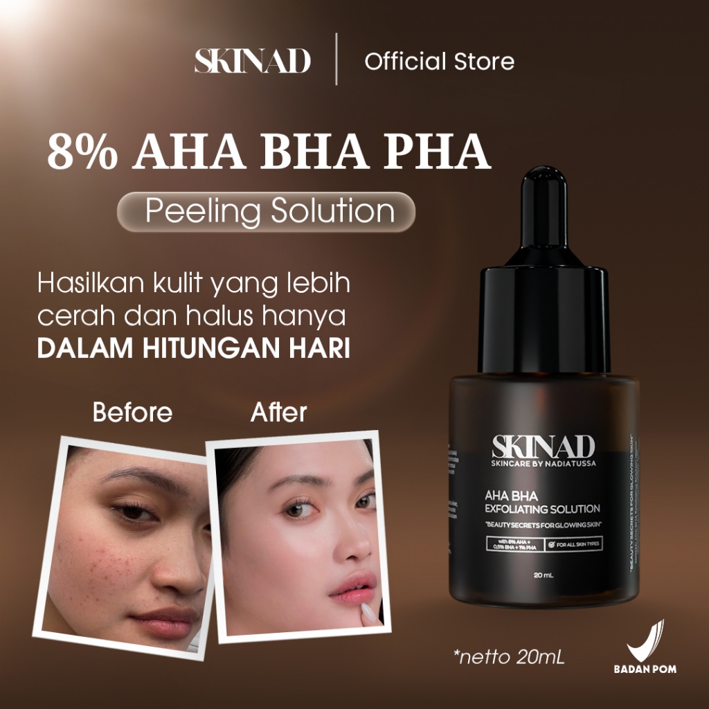Jual Serum Exfoliasi Wajah Aha Bha Pha Peeling Serum Mencerahkan Wajah ...