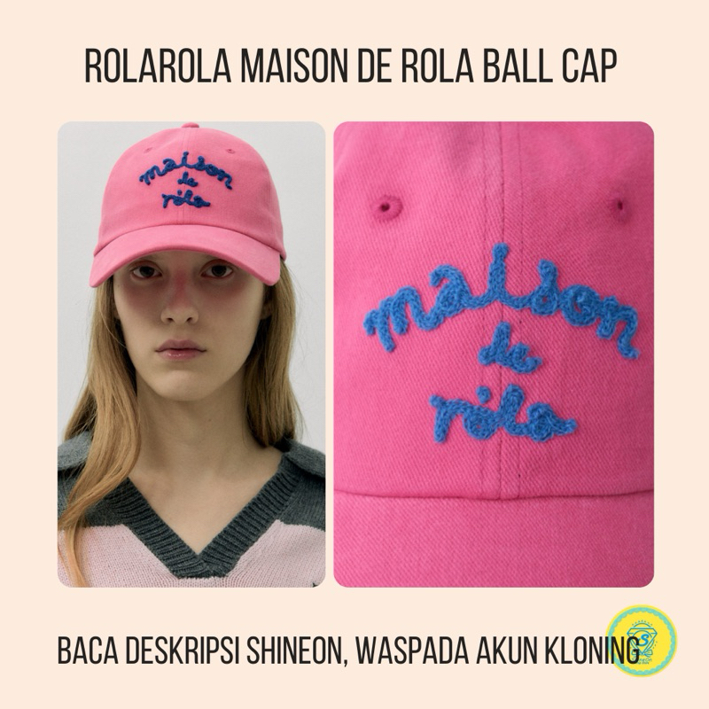 Jual BACA DESKRIPSI MAISON DE ROLA BALL CAP ORIGINAL | Shopee Indonesia