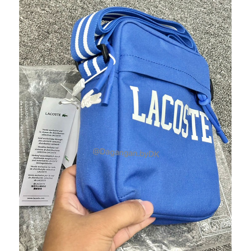 Jual Tas Lacoste Sling Bag Original Barang Resmi 100% Blue (Limited ...