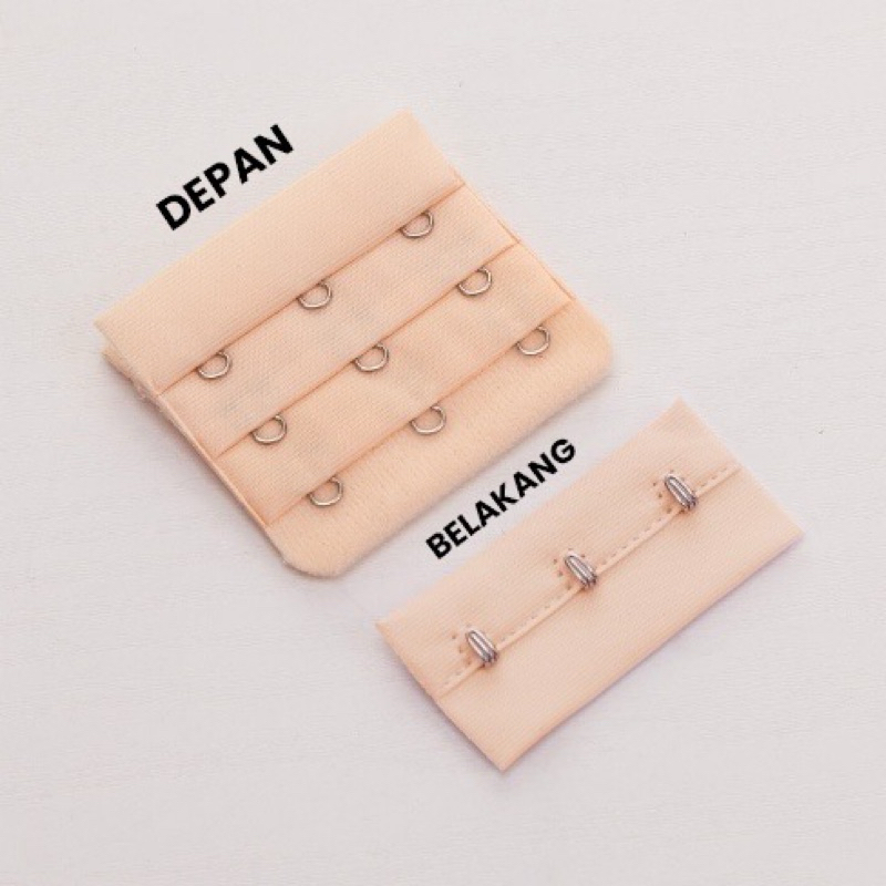 Jual pengait bra tambahan/sambungan 2 pengait 3 pengait | Shopee Indonesia