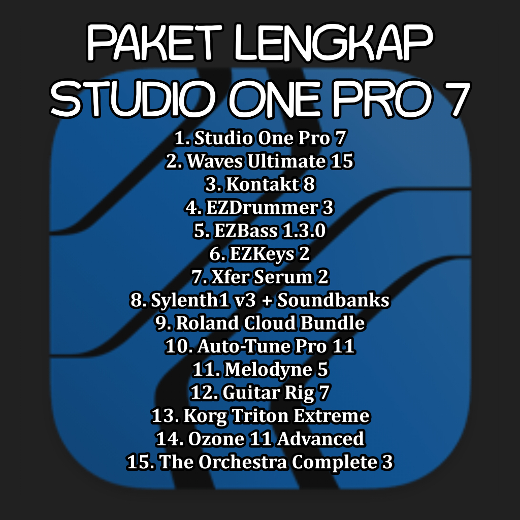 Jual Paket Lengkap Studio One Pro 7+ Full Version WIN + Video Cara ...