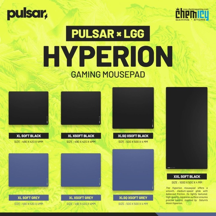 Pulsar × LGG Hyperion Cloth Gaming Mousepad
