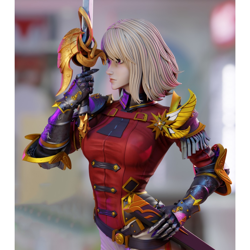 Jual Cha hae-in Solo Leveling Action Figure or Statue 3D Print Resin ...