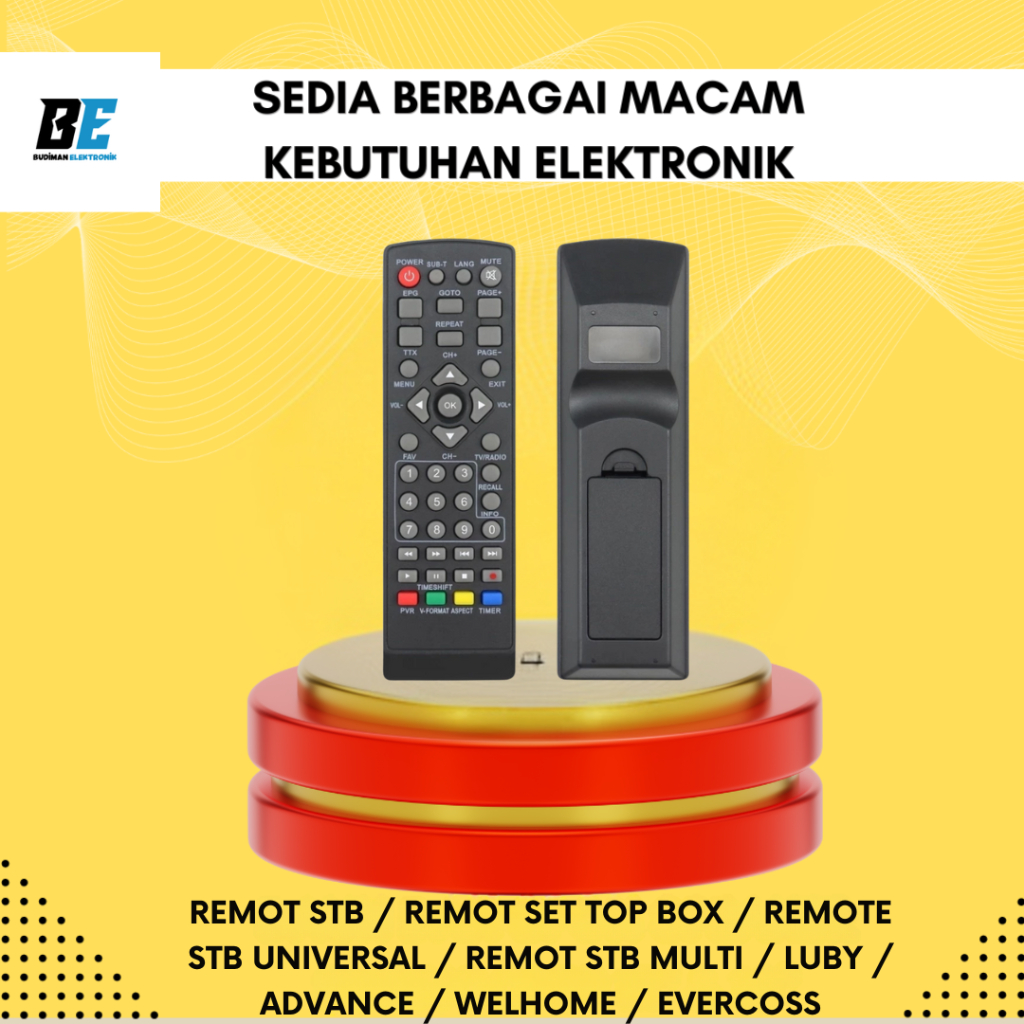 Jual Remot STB / Remot Set Top Box / Remote STB Universal / Remot STB ...