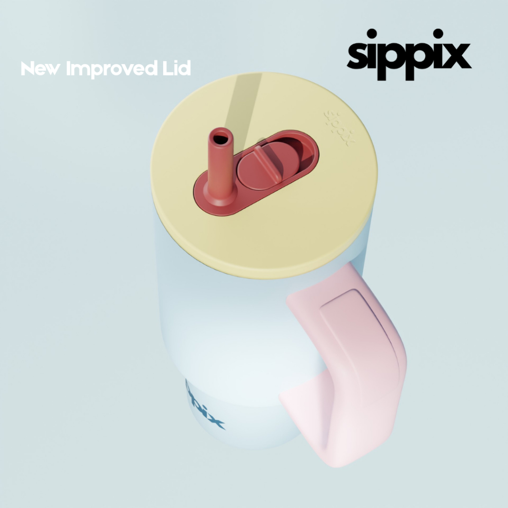Jual SIPPIX Bubblegum Tumbler Portable Stainless 945mL Thermos Cup ...