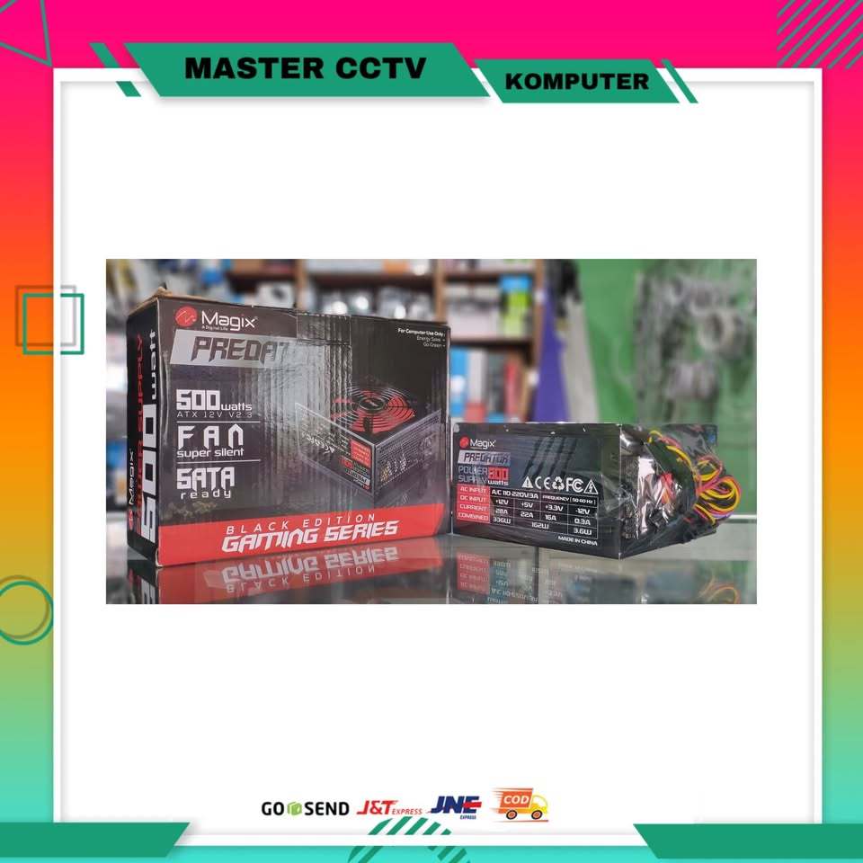 Jual PSU Power Supply PC 500W MAGIX PREDATOR / PSU Gaming | Shopee ...