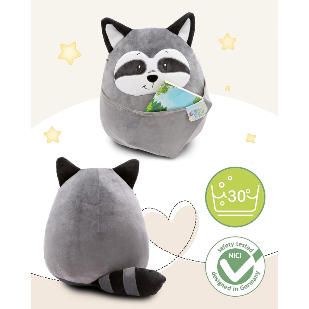 Jual NICI - Boneka Chill Nici Raccoon 20cm dan 30cm | Shopee Indonesia
