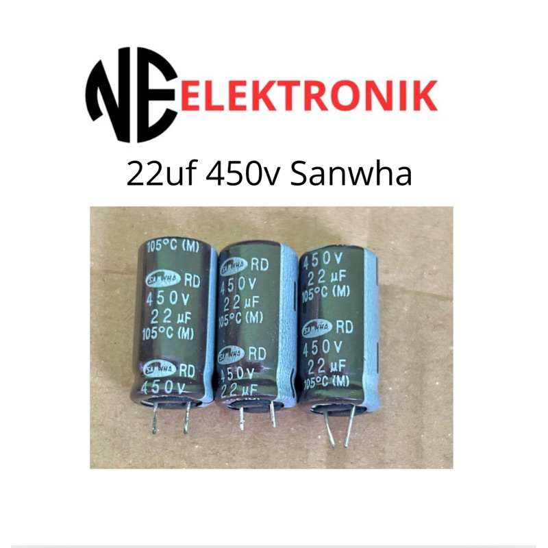 68uf-450v elko radial 105° 20x35mm snap-in