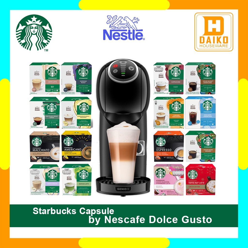 Capsule Starbucks Nescafe Dolce Gusto All Varian Rasa Kemasan Box Original  Kopi Kapsul Starbuck