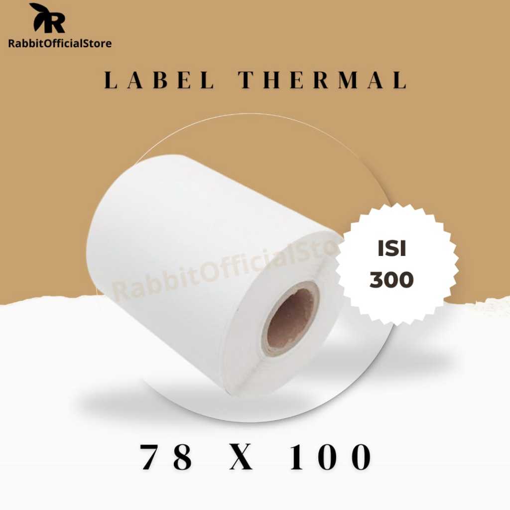 Jual Stiker Label Barcode Thermal [78 x 100] Label Barcode Olshop Label ...