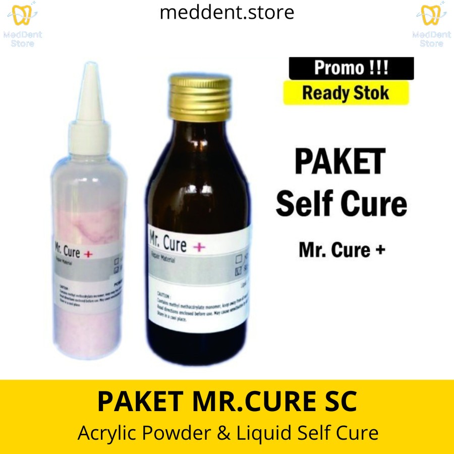 Jual Mr.Cure Powder SC & Mr.Cure Liquid SC / 1 Paket Self Curing (SC ...