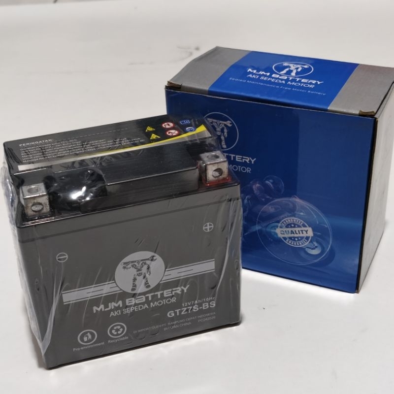 Jual Aki Sepeda Motor 7Ah MJM GTZ5S BS Aki Kering KAWASAKI ZX-130