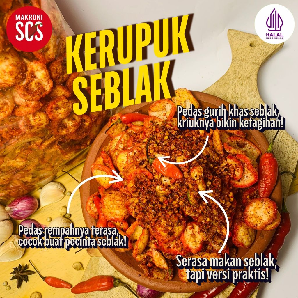 Jual Kerupuk Seblak Pedas Mantap 1kg Grosir | Shopee Indonesia