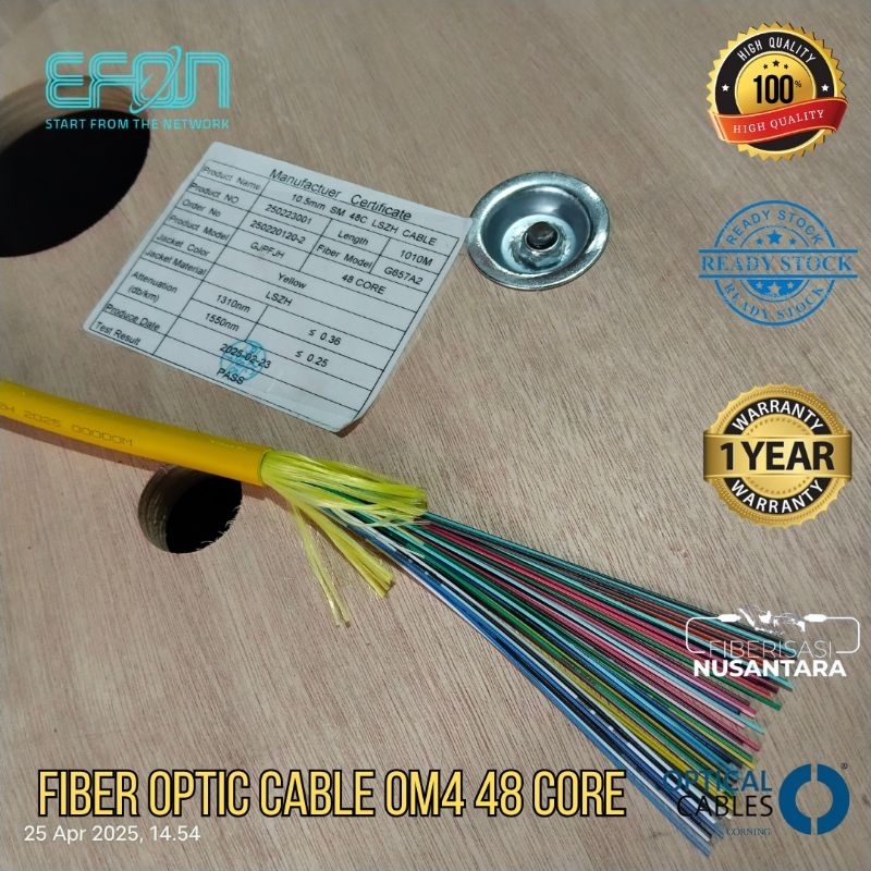 Jual Bundle cable fiber optic indoor rizor cable optic singlemode 48 ...