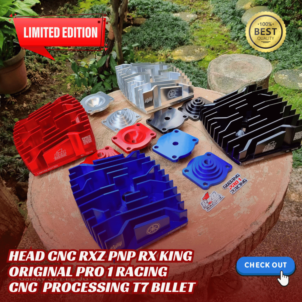 Jual HEAD CNC RXZ PNP RX KING original PRO 1 Racing | Shopee Indonesia