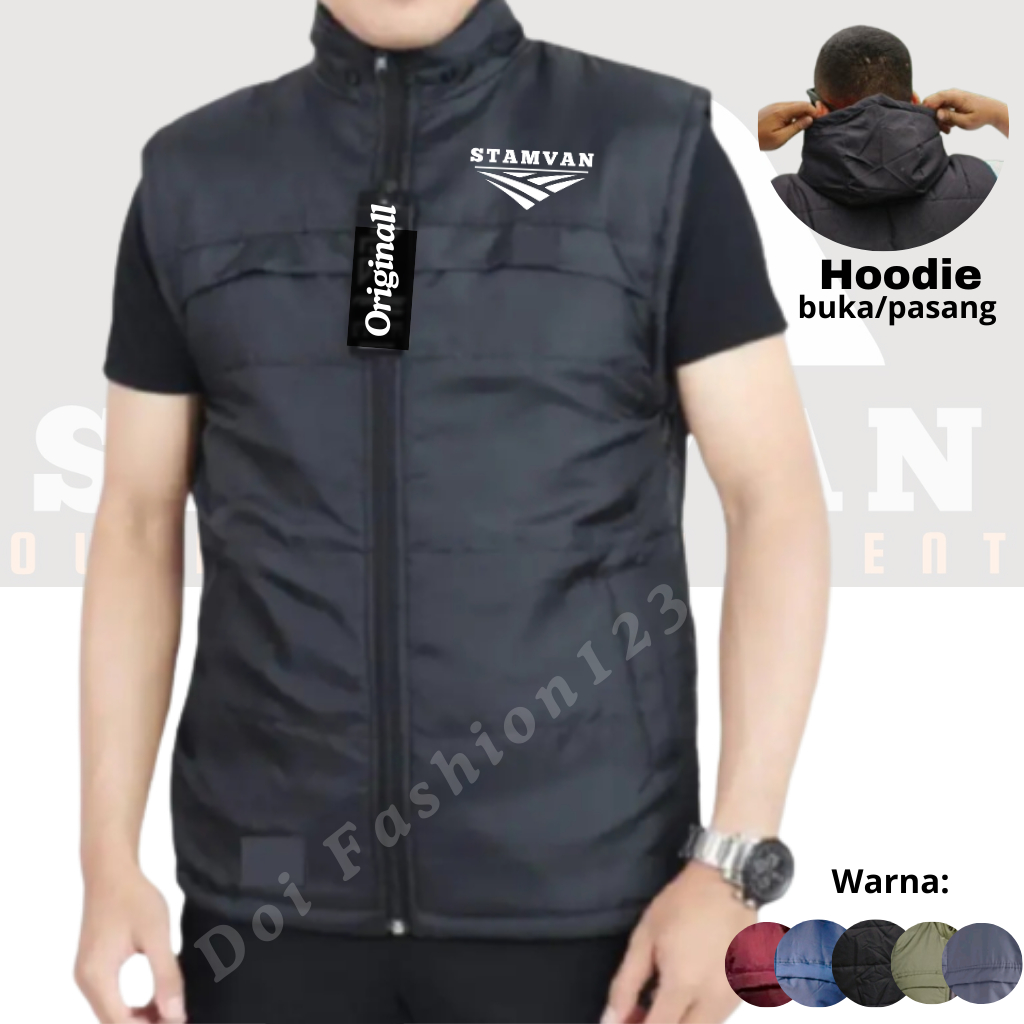 Jual Rompi Hoodie Pria Dewasa STAMVAN TRIPTOUR Outdoor Adventure motor ...