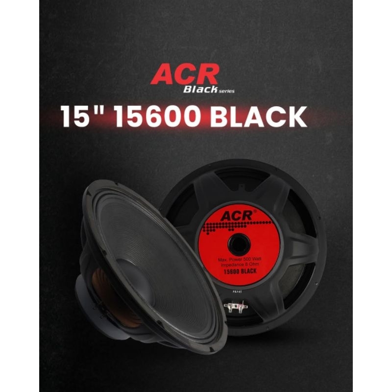 Jual Speaker ACR 15600 BLACK 15 inch 500 Watt Woofer | Shopee